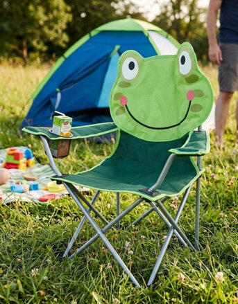 Stolicka RANA, 35x35x56 cm, žaba, detská