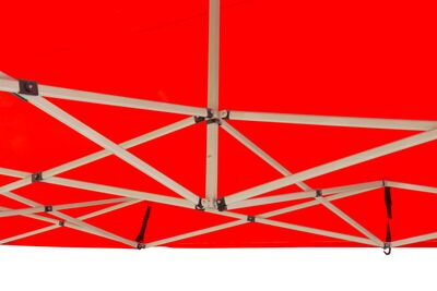 Stan FESTIVAL, 3x3 m, červený, Profesionál, plachta UV odolná, bez steny