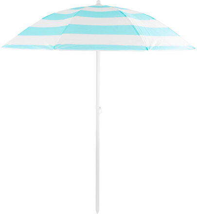 Slnečník DALIA 180 cm, 32/32 mm, s naklápacím kĺbom, modro-biely, plážový Slnečník DALIA 180 cm, 32/32 mm, s naklápacím kĺbom, modro-biely, plážový