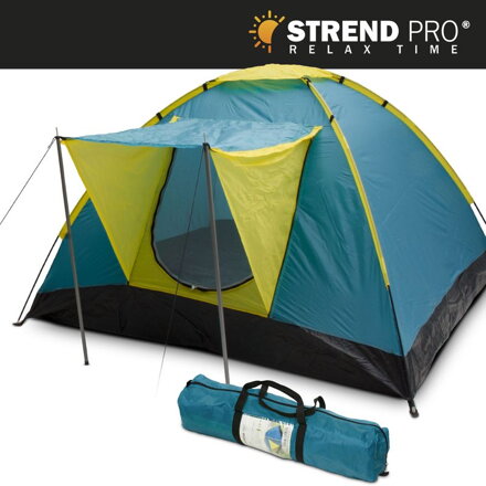 Stan Strend Pro, turistický, pre 3-4 osoby, tyrkysový, 205x205x120 cm Stan Strend Pro, turistický, pre 3-4 osoby, tyrkysový, 205x205x120 cm