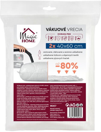 Vak Vrece MagicHome, vákuové, s odsávaním 40 x 60 cm, bal 2 ks