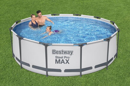Bazen Bestway® Steel Pro MAX, 366x100 cm, filter, rebrík