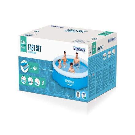 Bazen Bestway® 57270, 3,05x0,76 m, nafukovací, filter
