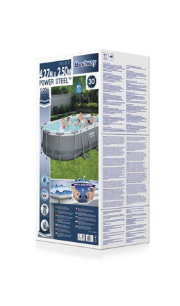 Bazen Bestway® Power Steel™, 424x250x100 cm, filter, pumpa, rebrík