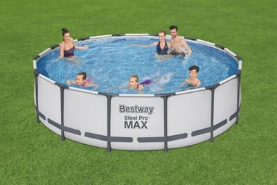 Bazen Bestway® Steel Pro MAX, 427x107 cm, filter, rebrík, plachta
