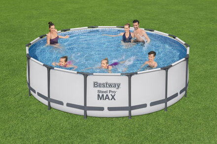 Bazen Bestway® Steel Pro MAX, 427x107 cm, filter, rebrík, plachta