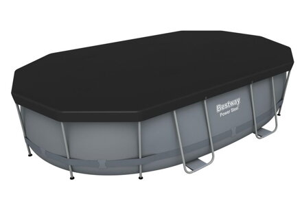 Bazén Bestway® Power Steel™, 488x305x107 cm, filter, pumpa, rebrík, plachta, dávkovač Bazén Bestway® Power Steel™, 488x305x107 cm, filter, pumpa, rebrík, plachta, dávkovač