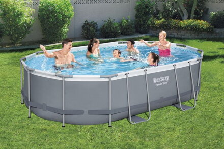 Bazén Bestway® Power Steel™, 488x305x107 cm, filter, pumpa, rebrík, plachta, dávkovač Bazén Bestway® Power Steel™, 488x305x107 cm, filter, pumpa, rebrík, plachta, dávkovač