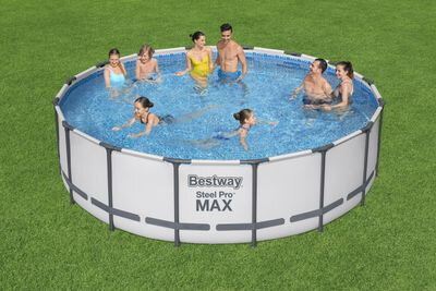 Bazén Bestway® Steel Pro MAX, 5612Z, filter, pumpa, rebrík, plachta, 4,88x1,22 m