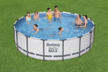 Bazén Bestway® Steel Pro MAX, 5612Z, filter, pumpa, rebrík, plachta, 4,88x1,22 m