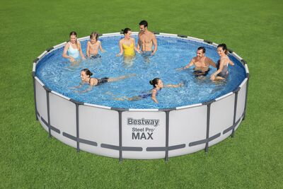Bazén Bestway® Steel Pro MAX, 56462, filter, pumpa, rebrík, plachta, 5,49x1,22 m