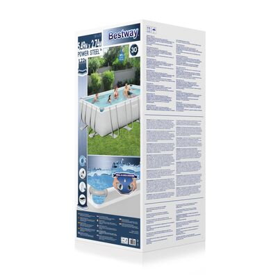 Bazén Bestway® Power Steel™, 56466, piesková filtrácia, rebrík, dávkovač, plachta, 5,49x2,74x1,22 m