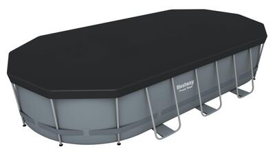 Bazén Bestway® Power Steel™, 56710, filter, pumpa, rebrík, dávkovač, plachta, 5,49x2,74x1,22 m