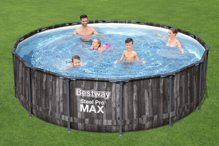 Bazén Bestway® Steel Pro MAX, 5614Z, filter, pumpa, rebrík, plachta, 4.27m x 1.07m