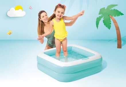 Bazénik Intex® 57100, Play box, detský, nafukovací, mix farieb, 0,86x0,86x0,25 m