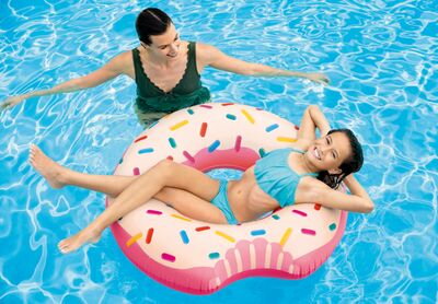 Kruh Intex® 56265, Rainbow Donut, detský, nafukovací, 0,94x0,23 m