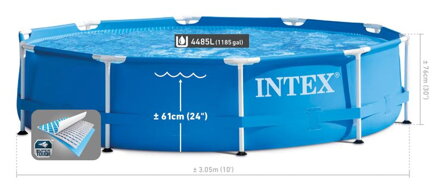 Bazén Intex® Metal Frame 28202, filter, pumpa, 3,05x0,76 m