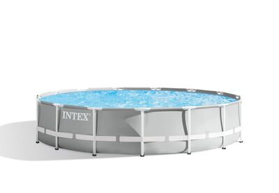Bazén Intex® Prism Frame Premium 26724, filter, pumpa, rebrík, krycia plachta, spodná plachta, 4,57x1,07 m