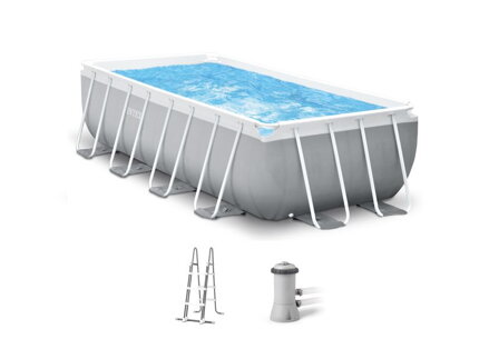 Bazén Intex® Prism Frame Rectangular 26788, filter, pumpa, rebrík, 4x2x1 m