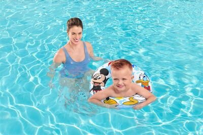 Kruh Bestway® 91004, Mickey&Friends, koleso, detský, nafukovací, koleso do vody, 56 cm