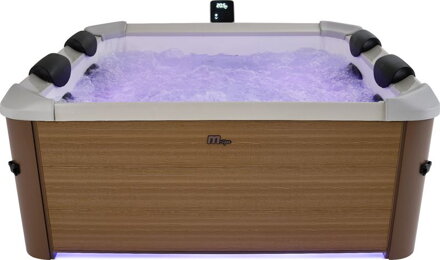 Vírivka MSpa® Oslo Amber, LED, 6 osôb, hydro trysky