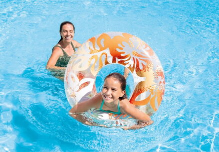 Kruh Intex® 59251NP Clear Color, detský, nafukovací, do vody, mix dizajnov, 91 cm