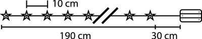 Retaz MagicHome Micro Star, 20xLED, 3xAA