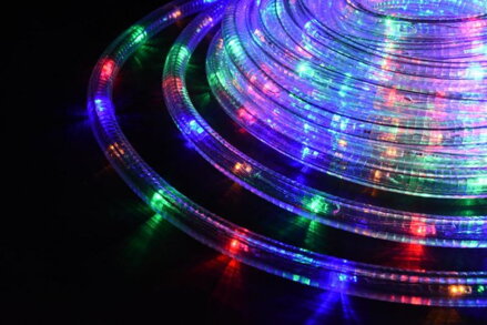 Reťaz MagicHome Vianoce Rolight, 240 LED multicolor, 8 funkcií, 230 V, 50 Hz, IP44, exteriér, L-10 m Reťaz MagicHome Vianoce Rolight, 240 LED multicolor, 8 funkcií, 230 V, 50 Hz, IP44, exteriér, L-10 m
