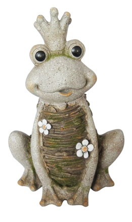 Dekoracia Gecco 8104, Kráľovná Žaba, magnesia, 43 cm