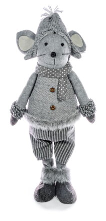 Dekoracia XmMS99, Myš s čiapkou, 057 cm