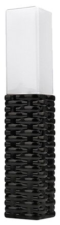 Lampa solárna, ratan, 4 ks, 5,5x5,5x43 cm