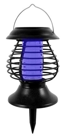 Lampa solárna, proti hmyzu, UV LED, 13x31 cm