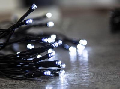 Reťaz MagicHome Vianoce Ceibo, 96 LED studená biela, 8 funkcií, časovač, 3xAA, exteriér, L-7 m Reťaz MagicHome Vianoce Ceibo, 96 LED studená biela, 8 funkcií, časovač, 3xAA, exteriér, L-7 m