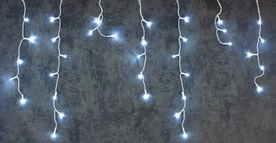 Reťaz MagicHome Vianoce Icicle, 200 LED studená biela, MULTI CONNECT, cencúľová, jednoduché svieteni Reťaz MagicHome Vianoce Icicle, 200 LED studená biela, MULTI CONNECT, cencúľová, jednoduché svieteni