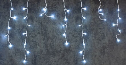 Reťaz MagicHome Vianoce Icicle, 480 LED studená biela, jednoduché svietenie, časovač, 230 V, 50 Hz, Reťaz MagicHome Vianoce Icicle, 480 LED studená biela, jednoduché svietenie, časovač, 230 V, 50 Hz,