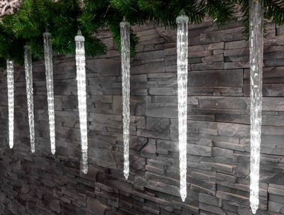 Reťaz MagicHome Vianoce Icicle, 288 LED studená biela, 8 cencúľov, vodopádový efekt, 230 V, 50 Hz, I Reťaz MagicHome Vianoce Icicle, 288 LED studená biela, 8 cencúľov, vodopádový efekt, 230 V, 50 Hz, I
