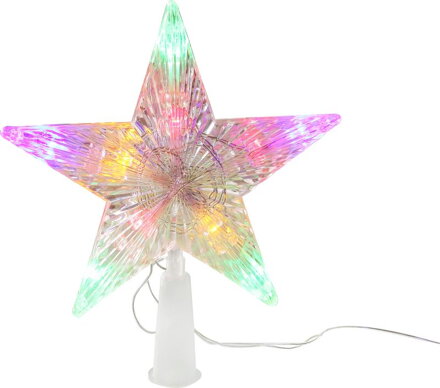 Hviezda MagicHome Vianoce, 10 LED, farebná, 2xAA Hviezda MagicHome Vianoce, 10 LED, farebná, 2xAA