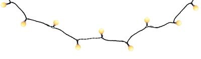 Reťaz MagicHome Vianoce Cherry Balls, 100x LED teplá biela, IP44, 8 funkcií, osvetlenie, L-9,90 m