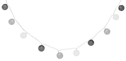 Reťaz MagicHome Cotton Balls 3 shades, 10 LED, PE/bavlna, 2xAA, jednoduché svietenie, L-1,35 m Reťaz MagicHome Cotton Balls 3 shades, 10 LED, PE/bavlna, 2xAA, jednoduché svietenie, L-1,35 m
