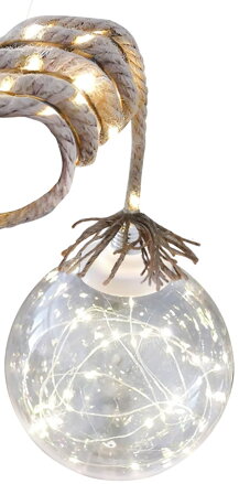 Reťaz MagicHome Vianoce Balldeco, žiarovky, lano, 50 mLED teplá biela, 3xAA, IP20, interiér, L-0,50 Reťaz MagicHome Vianoce Balldeco, žiarovky, lano, 50 mLED teplá biela, 3xAA, IP20, interiér, L-0,50
