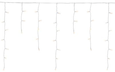 Reťaz MagicHome Vianoce Icicle, 800 LED teplá biela, cencúľová, jednoduché svietenie, 230 V, 50 Hz, IP44, exteriér, osvetlenie, L-20 m
