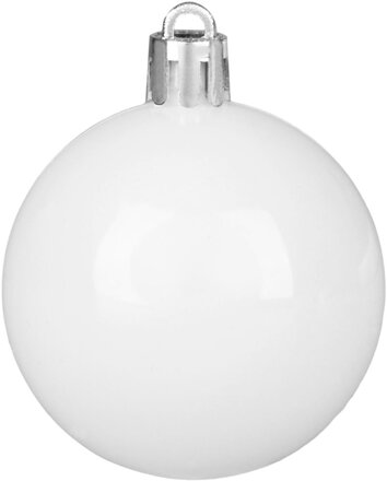 Gule MagicHome Vianoce, sada, 50 ks, 4-5 cm, biele, hviezda, girlanda, šiška, na vianočný stromček