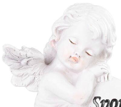 Dekorácia MagicHome, Anjel so srdcom, polyresin, na hrob, 11x7,9x10,1 cm Dekorácia MagicHome, Anjel so srdcom, polyresin, na hrob, 11x7,9x10,1 cm