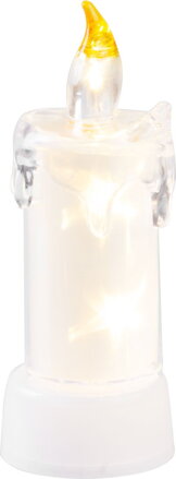 Sviečka MagicHome Vianoce, 3x LED, teplá biela, interiér, 5x13,5 cm Sviečka MagicHome Vianoce, 3x LED, teplá biela, interiér, 5x13,5 cm