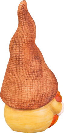 Dekorácia MagicHome Nature, Trpaslík s tekvicami, polyresin, 11x9x23 cm Dekorácia MagicHome Nature, Trpaslík s tekvicami, polyresin, 11x9x23 cm