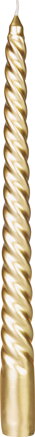 Sviečka MagicHome Vianoce, 25 cm, bal. 4 ks, zlatá, špirálová, točená Sviečka MagicHome Vianoce, 25 cm, bal. 4 ks, zlatá, špirálová, točená