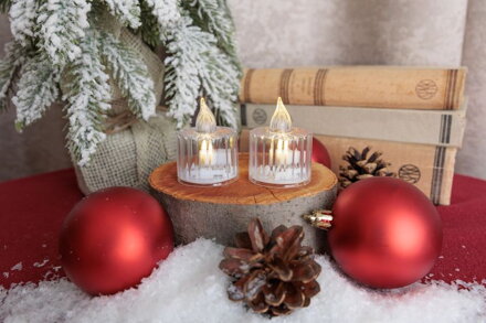 Sviečka MagicHome Vianoce, LED teplá biela, blikanie, 3,6x5 cm, Selbox 12 ks Sviečka MagicHome Vianoce, LED teplá biela, blikanie, 3,6x5 cm, Selbox 12 ks