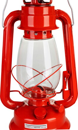 Lampáš, 300 mm, petrolej, červený
