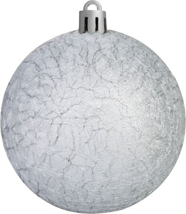 Gule MagicHome Vianoce, 6 ks, biela, na vianočný stromček, 8 cm