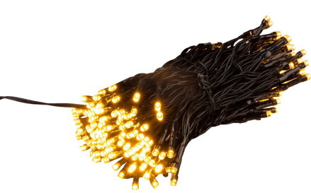 Reťaze MagicHome Vianoce, zvislé, svetelné, časovač, 216xLED, teplá biela, 5+8 funkcií, 1,8 m